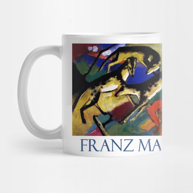 Playing Dogs by Franz Marc by Naves